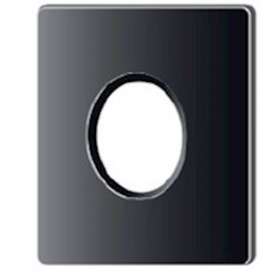 Collerette magnetique carree - noir mat|Xeta premium-XET40080