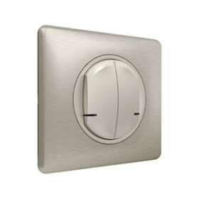 Commande double sans fil Céliane with Netatmo éclairage, prise, micromod -titane|Legrand-LEG067774