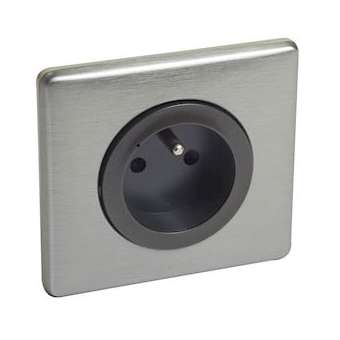 Prise connectée Céliane with Netatmo 16A 3680W - bornes automatiques -graphite|Legrand-LEG064895