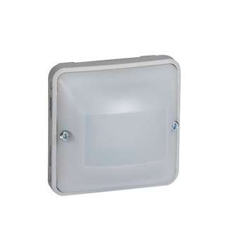 Détecteur de mouvements toutes lampes sans neutre 2 fils Plexo composable gris|Legrand-LEG069520