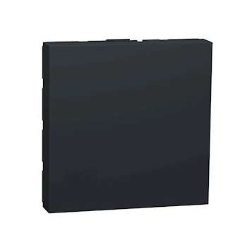 Unica - obturateur - 2 modules - Anthracite - mécanisme seul|Schneider Electric-SCHNU986654