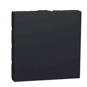 Unica - obturateur - 2 modules - Anthracite - mécanisme seul|Schneider Electric-SCHNU986654
