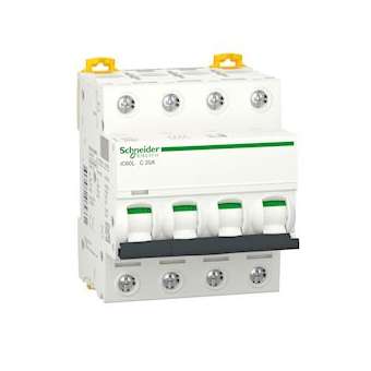 Acti9, iC60L disjoncteur 4P 20A courbe C|Schneider Electric-SCHA9F94420