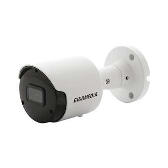 Caméra IP tube 5MP - IR 20 m - PoE - focale fixe 2,8 mm|Gigamedia-GGMIPCLB5F28