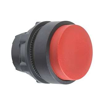 Harmony XB5 - tête bouton poussoir à impulsion - D22 - dépassant - rouge|Schneider Electric-SCHZB5AL4