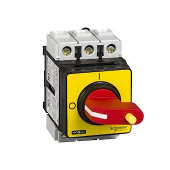 TeSys VVE - inter.-sectionneur - 3P - 690V 63A - poignée rouge cadenassable|Schneider Electric-SCHVVE3