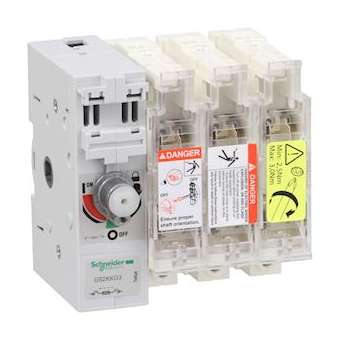 TeSys GS - Interrupteur sect fusible 3x 125a 00|Schneider Electric-SCHGS2KKG3