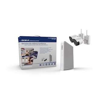 Kit NVR + 2 caméras sur batterie|Gigamedia-GGMKITWIFI2CB