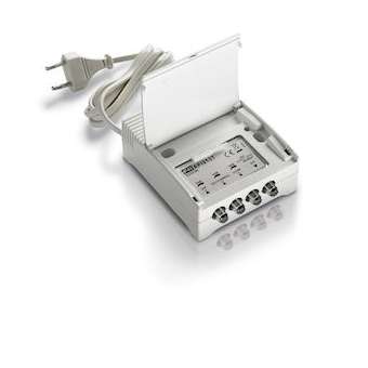 Amplificateur d'intérieur fixe, 1entrée/2sortie VHF+UHF 15dB|Fracarro-PORAFI121T