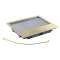 Cadre + couvercle boite standard métal finition laiton 12/18M