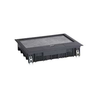 Boîte de sol TerCia BDS-C45 18 modules prof encastrement 80mm Dim 272x219mm Gris|Iboco-IBOB45414