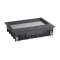 Boîte de sol TerCia BDS-C45 18 modules prof encastrement 87mm Dim 272x219mm Gris