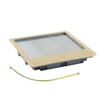 Cadre + couvercle boite standard métal finition laiton 16/24M|Planet wattohm-PLWPW28763