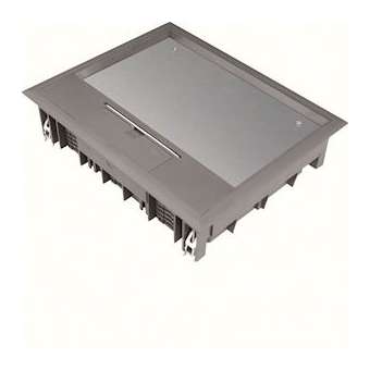 Boîte de sol 18 mod. revêt. sol 12mm gr|Hager-HAGVE09127011