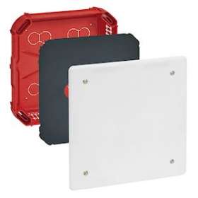 Boîte complète Batibox maçonnerie pour dérivation rectangulaire 175x175x40mm|Legrand-LEG089274