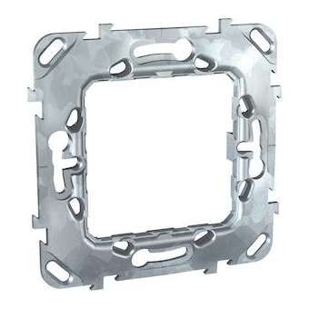 Unica - support de fixation - sans griffe - 1 poste 2 modules entraxe 71mm|Schneider Electric-SCHMGU7.002