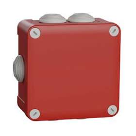 Bte deriv.rouge+embt 105x105x55|Schneider Electric-SCHENN05165