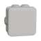 Mureva Box - boîte dérivation 960DEG gris -ent 7x4/20 -int 80x80x45 ext 89x89x51