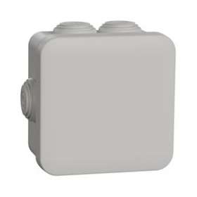 Mureva Box - boîte dérivation 960DEG gris -ent 7x4/20 -int 80x80x45 ext 89x89x51|Schneider Electric-SCHENN05264