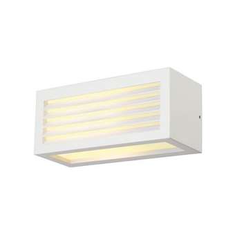 BOX-L, applique extérieure, blanc, E27, 18W max, IP54|SLV-DC5232491