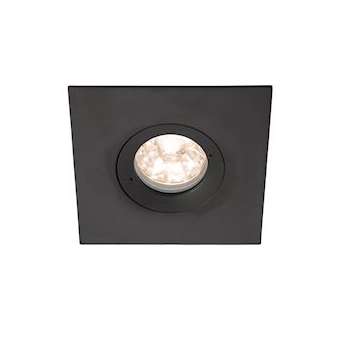 Spot BE BEST DESIGN GU10 carré fixe, noir IP65|Europole-POL246535