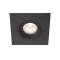 Spot BE BEST DESIGN GU10 carré fixe, noir IP65