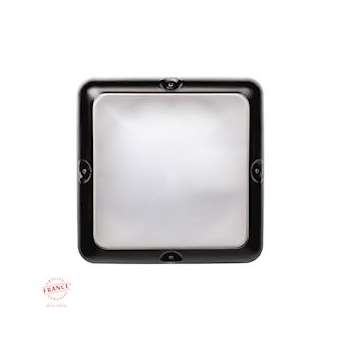 Bang carré Noir Max. 60 W halo. 23 WCFLi E27 S/L|Securlite-LON16002000