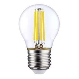 Lampe sphérique G45 Filament LED E27 4W 4000K 400lm, Cl.énerg.E, 15000H, claire|Aric-ARI20025