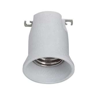 Douille en porcelaine pour éclairage public monobloc avec frein de culot E40|Legrand-LEG060180