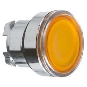 Harmony XB4 - tête bouton poussoir lumineux DEL - D22 - orange|Schneider Electric-SCHZB4BW353
