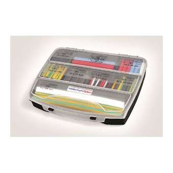 Manchons thermo en coffret SHRINKIT321 UNIVERSAL BASIC, 3/1, multi-couleurs|HellermannTyton-HNE38003005