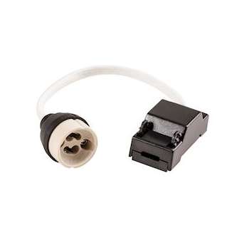 Douille GU10, intérieur, blanc/noir, avec boîte de connexion et attache rapide|SLV-DC51000909