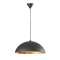 COOPER-Susp. E27 60W max, D450mm, verre noir/int. cuivré structuré, lp non incl