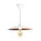 ROMA - Suspension E27 60W max, D280mm, acier blanc/int.cuivré, lampe non incl.|Aric-ARI4204
