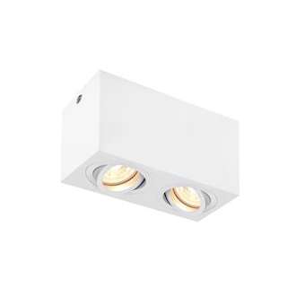TRILEDO Double, plafonnier en saillie, blanc, QPAR51 10W max.|SLV-DC51002006