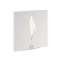 FLAMME - Applique Mur plâtre, carré, blanc, LED intég. 3X1,2W 3000K 220lm