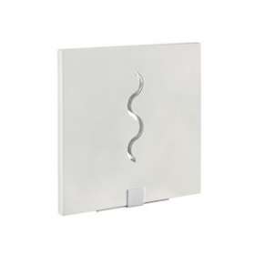 VIAX - Applique Mur plâtre, carré, blanc, LED intég. 3X1,2W 6300K 220lm|Aric-ARI3051