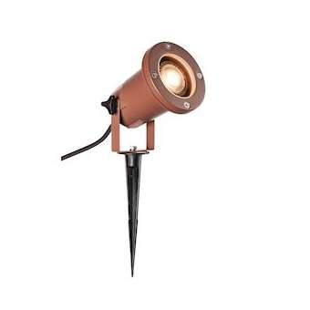 NAUTILUS 15 (NAUTILUS PIQUET XL), spot sur piquet, rouille, GU10 11W max., IP65|SLV-DC51001964