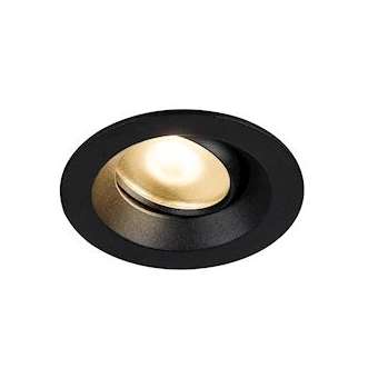 DINGILO, encastré de plafond intérieur, noir, LED, 4,4W, 3000K, IP20/IP44|SLV-DC51003038