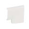 Angle plat A - Pour plinthe Keva LED System 40mmx12,5mm - PVC Blanc Artic