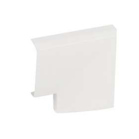 Angle plat A - Pour plinthe Keva LED System 40mmx12,5mm - PVC Blanc Artic|Planet wattohm-PLW14073