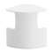Dérivation moulure d'angle 30x30mm-Pour moulures Keva profondeur 15mm-PVC Blanc
