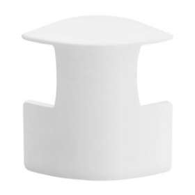 Dérivation moulure d'angle 30x30mm-Pour moulures Keva profondeur 15mm-PVC Blanc|Planet wattohm-PLW11554