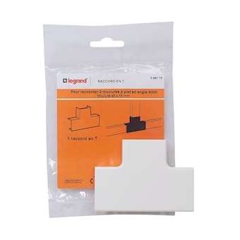 Raccord en T - pour moulure 40x16mm|Legrand-LEG098175
