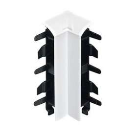 Angle intérieur variable +ou-10DEG- Pour plinthe Keva 125mmx20mm - PVC Blanc Art|Planet wattohm-PLW11087