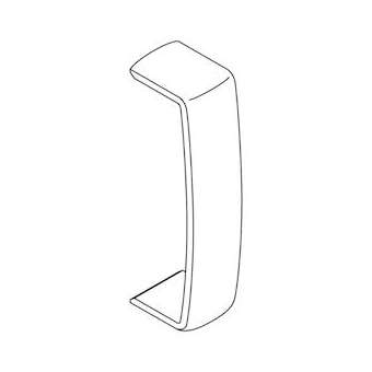 Joint de couvercle recouvrant pour moulure Keva 50mmx20mm - PVC Blanc Artic|Planet wattohm-PLW11578