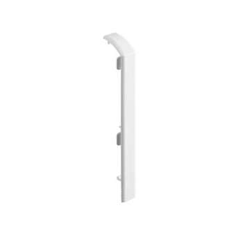 Joint de couvercle recouvrant - Pour plinthe Keva 125mmx20mm - PVC Blanc Artic|Planet wattohm-PLW11086
