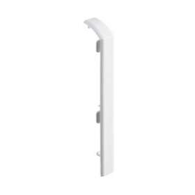 Joint de couvercle recouvrant - Pour plinthe Keva 125mmx20mm - PVC Blanc Artic|Planet wattohm-PLW11086