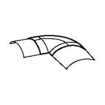 Angle plat pour passage de plancher 50x12mm|Legrand-LEG030011