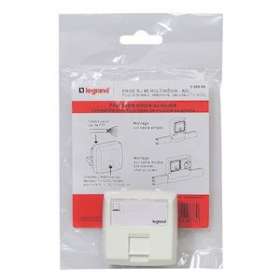 Prise RJ45 multimédia pour moulure Appareillage Saillie - Blanc|Legrand-LEG098989
